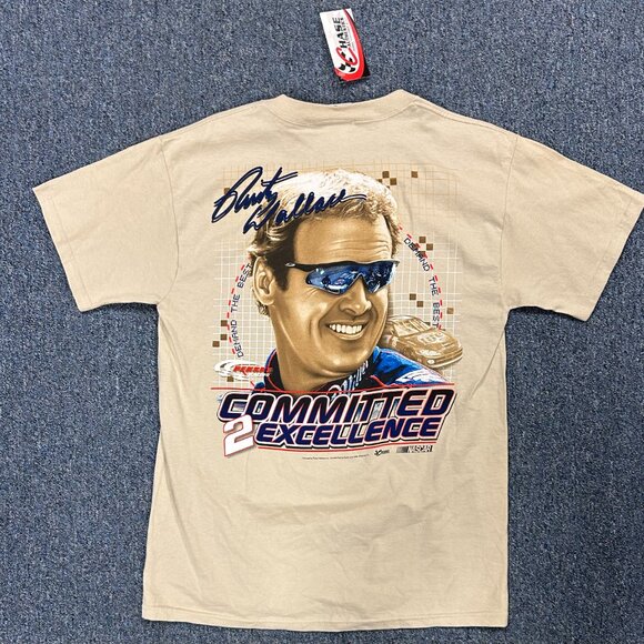 Vintage New With Tags Rusty Wallace Sz M T Shirt Chase Authentics - Picture 7 of 9
